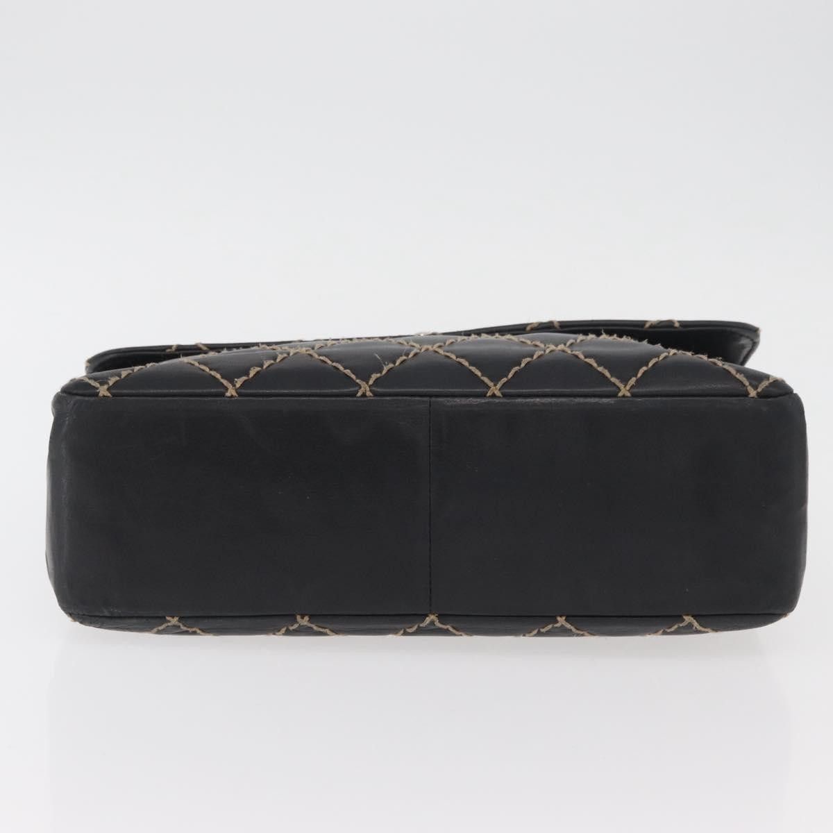 Chanel Chanel Chanel Matelassé Cuir Noir Black leather Size ONE SIZE - 6 Thumbnail