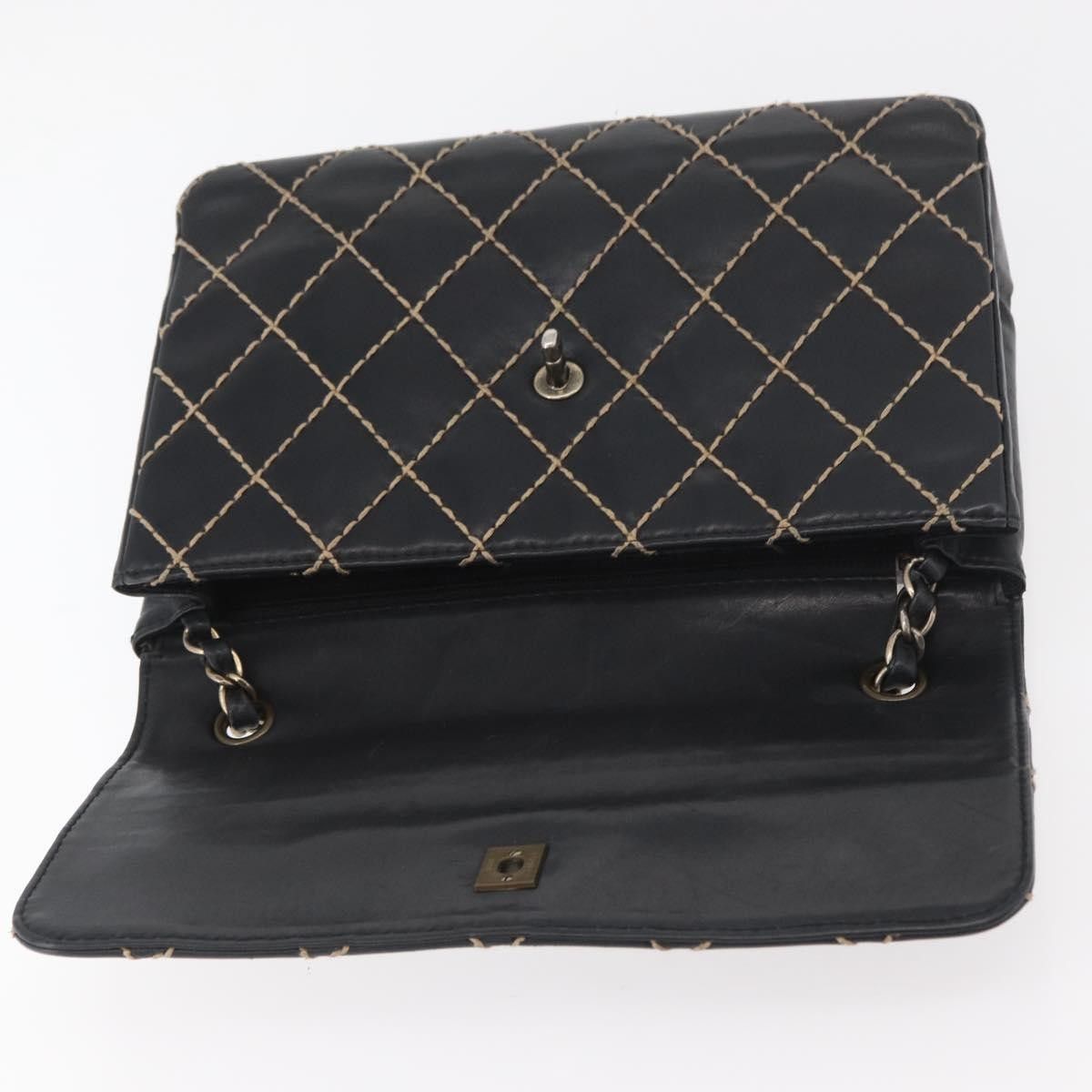 Chanel Chanel Chanel Matelassé Cuir Noir Black leather Size ONE SIZE - 20 Thumbnail
