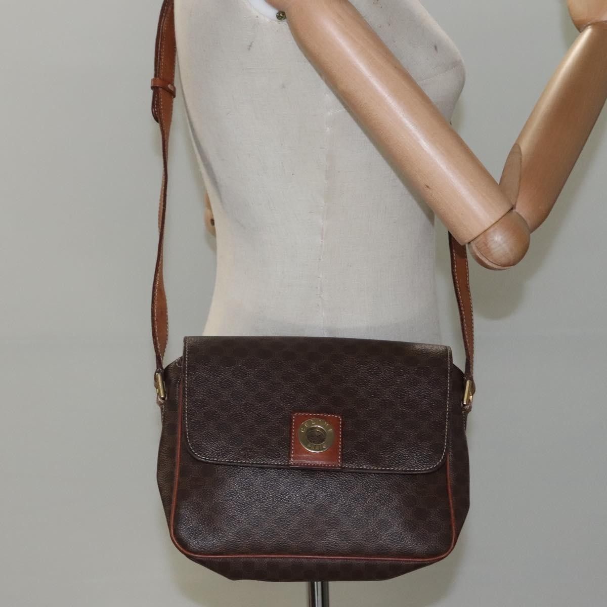 Celine Celine Vintage Macadam Shoulder Bag Canvas Size ONE SIZE - 12 Thumbnail