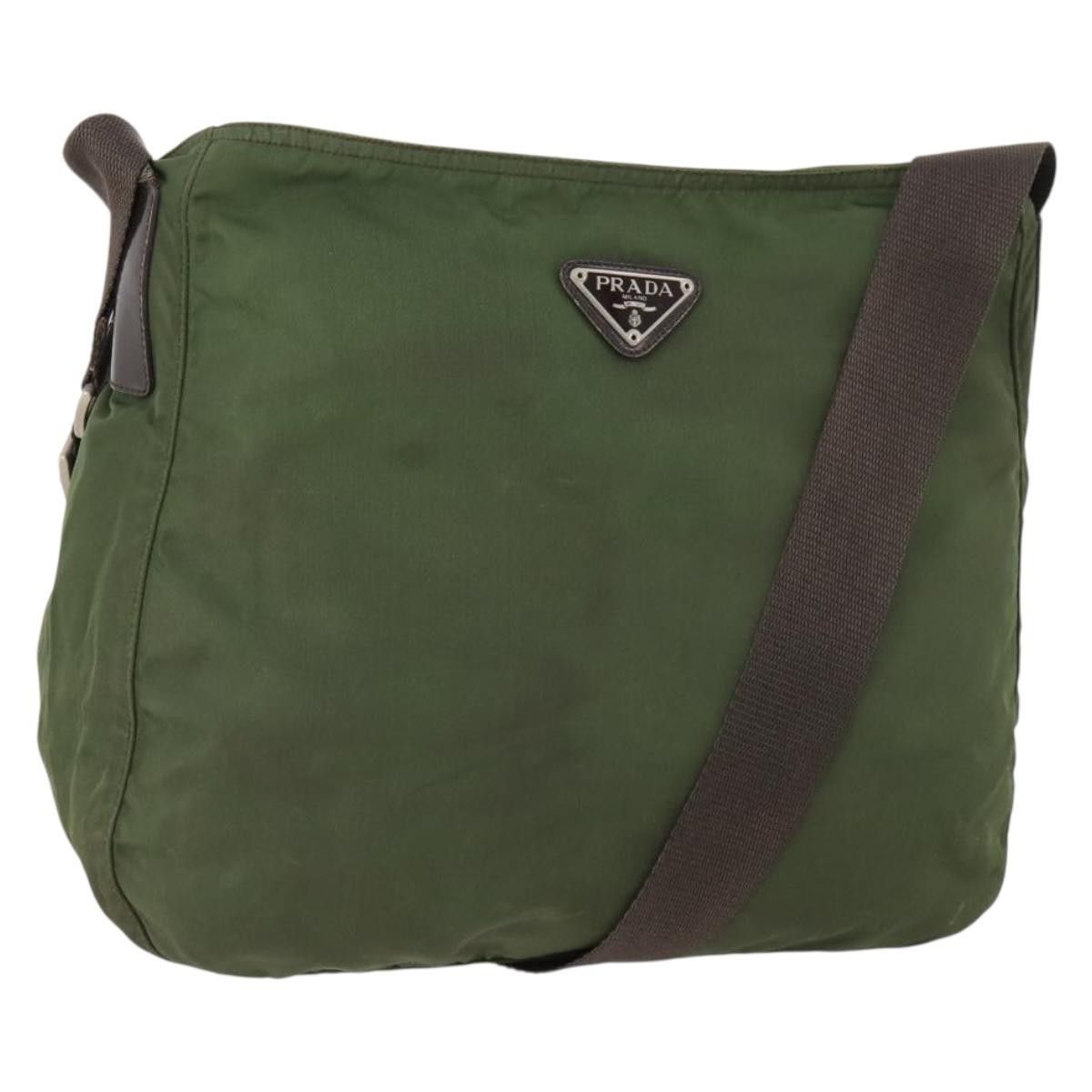 Prada Prada Zip Top Messenger Bag Tessuto Size ONE SIZE - 18 Thumbnail