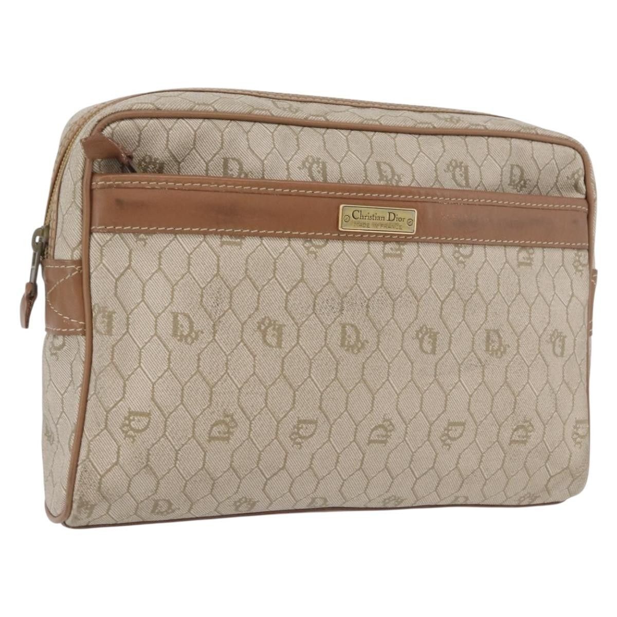 Dior Christian Dior Vintage honeycomb clutch Canvas Size ONE SIZE - 12 Thumbnail
