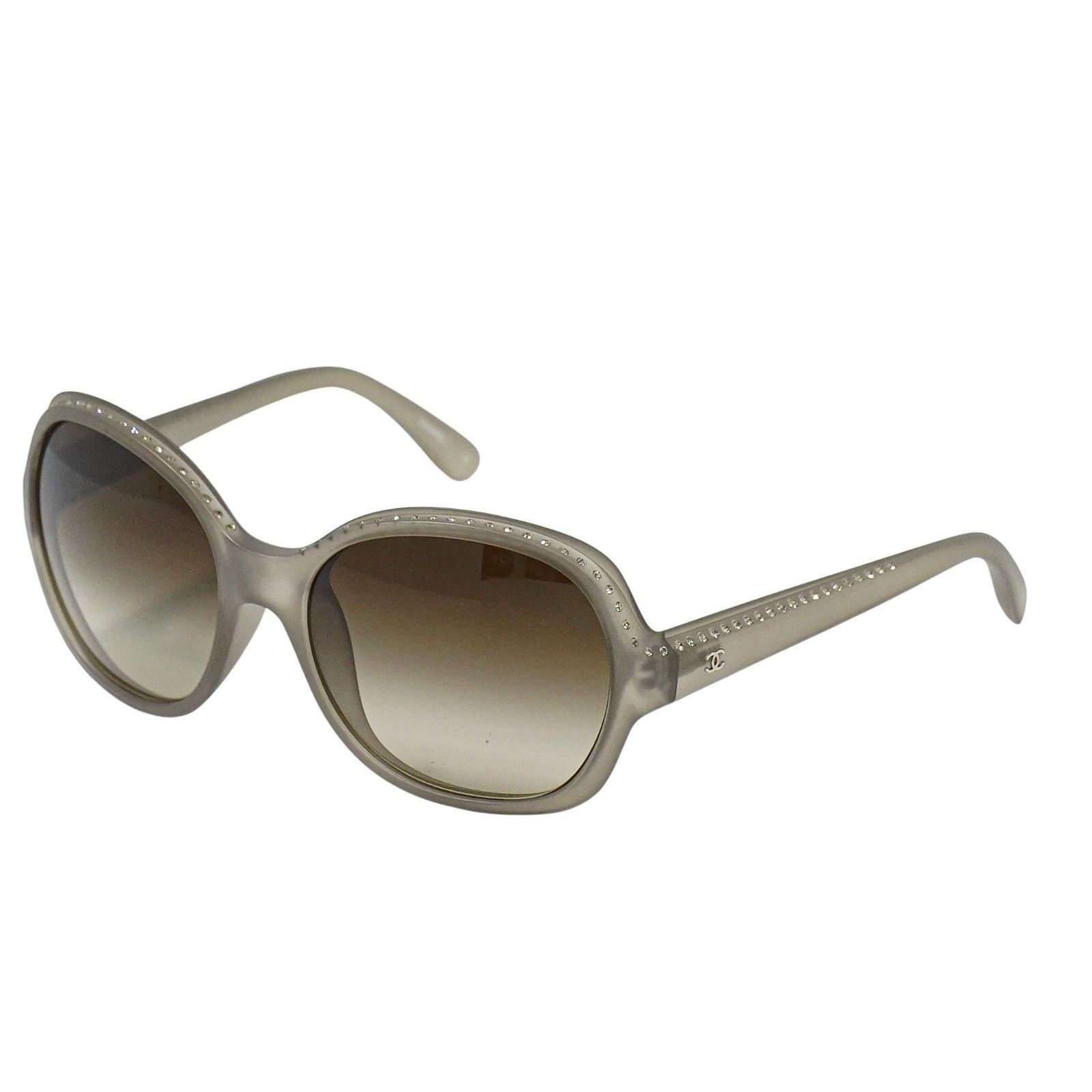 Chanel Chanel Logo CC Sunglasses Plastic Size ONE SIZE - 11 Thumbnail