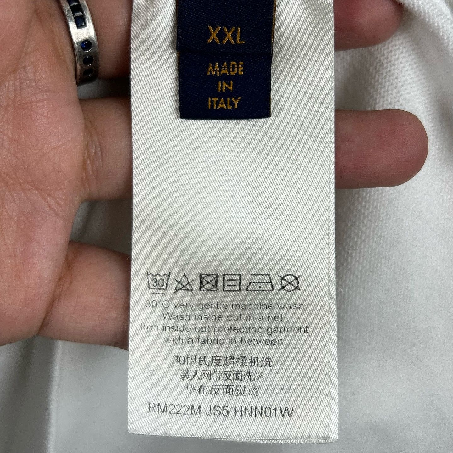 Louis Vuitton Louis Vuitton Geometric Knit Short Sleeve T-Shirt XXL Size US XXL / EU 58 / 5 - 4 Thumbnail