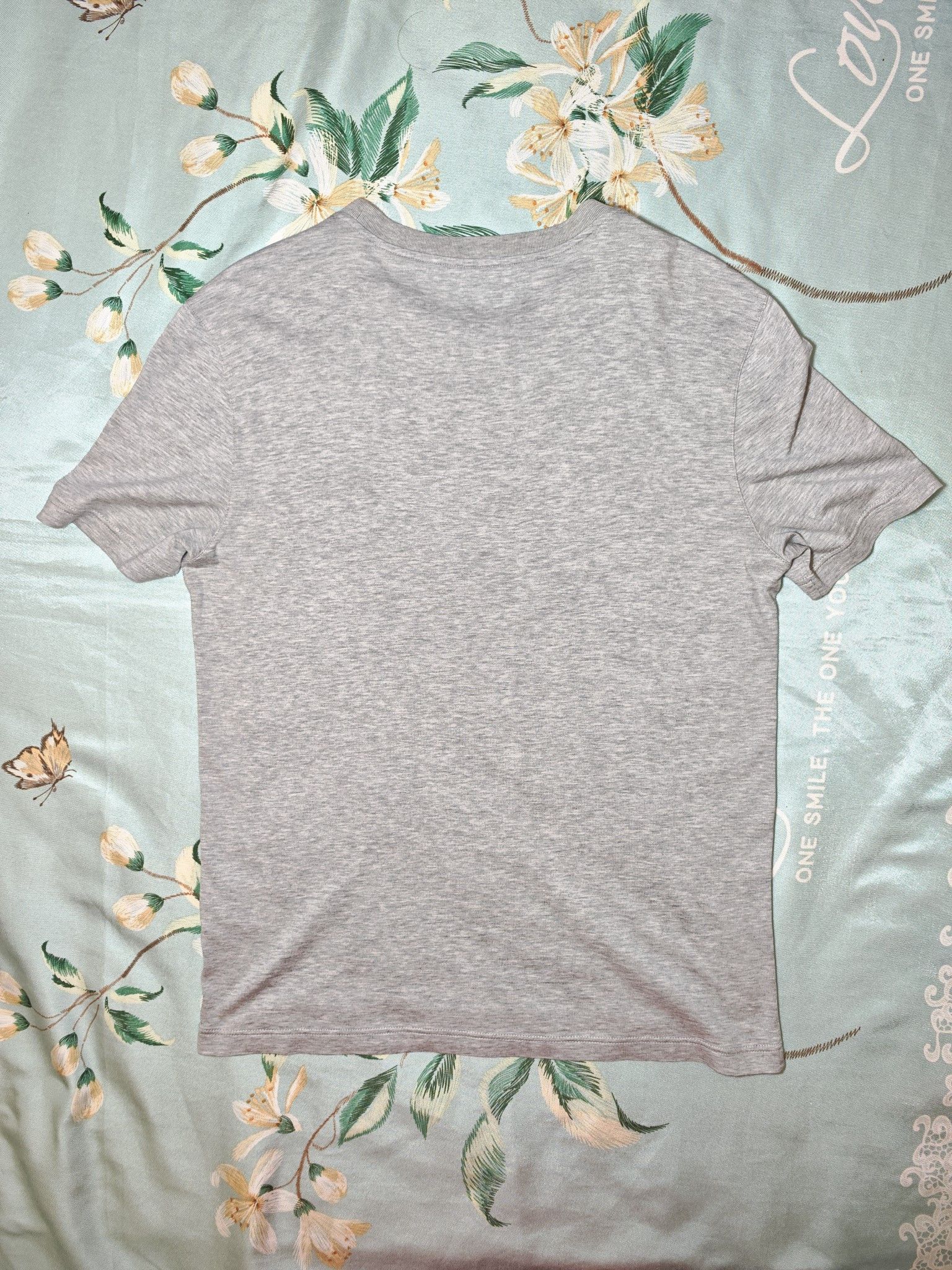 Louis Vuitton Louis Vuitton Embroidered Logo T-Shirt Gray Size M Size US M / EU 48-50 / 2 - 2 Thumbnail
