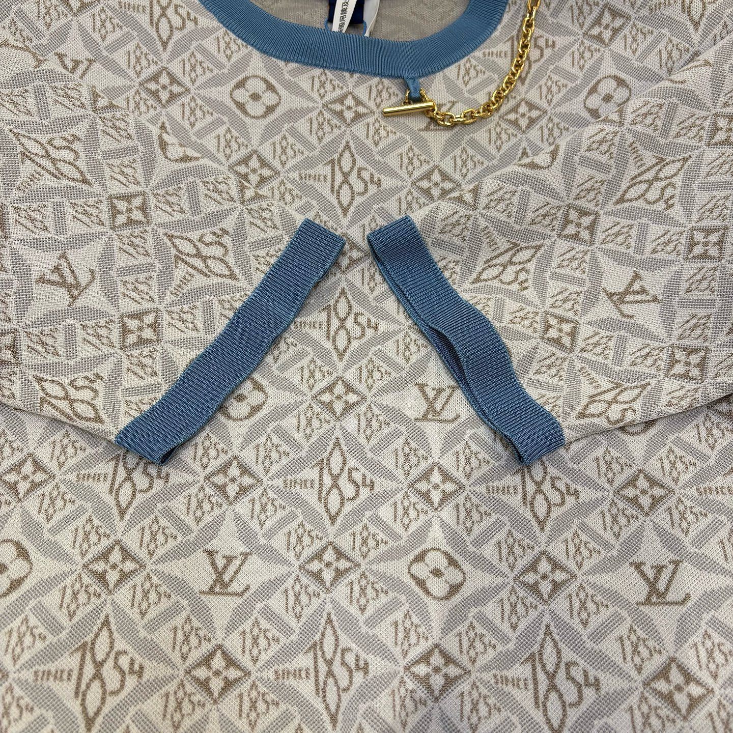 Louis Vuitton Louis Vuitton Monogram Knit T-Shirt Size S Size S / US 4 / IT 40 - 9 Thumbnail