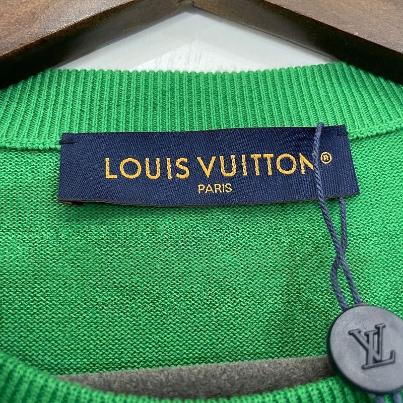 Louis Vuitton Louis Vuitton Monogram Knit T-Shirt Size M Size US M / EU 48-50 / 2 - 3 Thumbnail