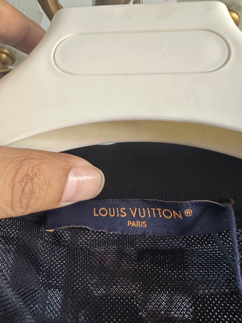 Louis Vuitton Louis Vuitton Logo Polo Shirt Size XL Size US XL / EU 56 / 4 - 3 Thumbnail