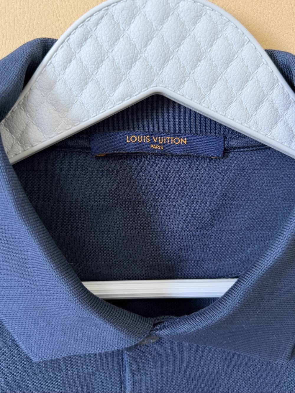 Louis Vuitton Louis Vuitton Damier Pattern Polo Shirt Size XXL Size US XXL / EU 58 / 5 - 3 Thumbnail