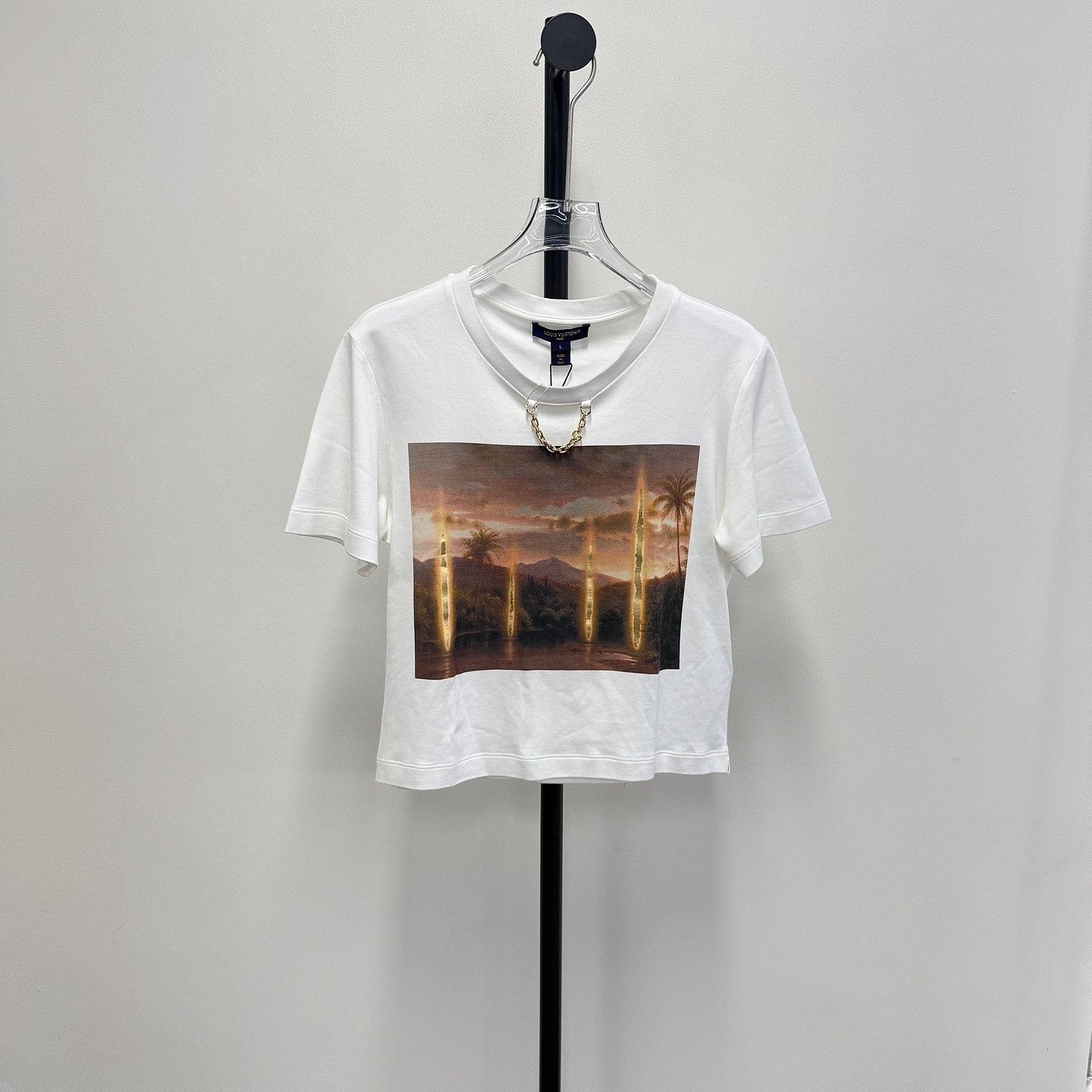 Louis Vuitton Louis Vuitton Landscape Print T-Shirt Size L Size L / US 10 / IT 46 - 10 Thumbnail