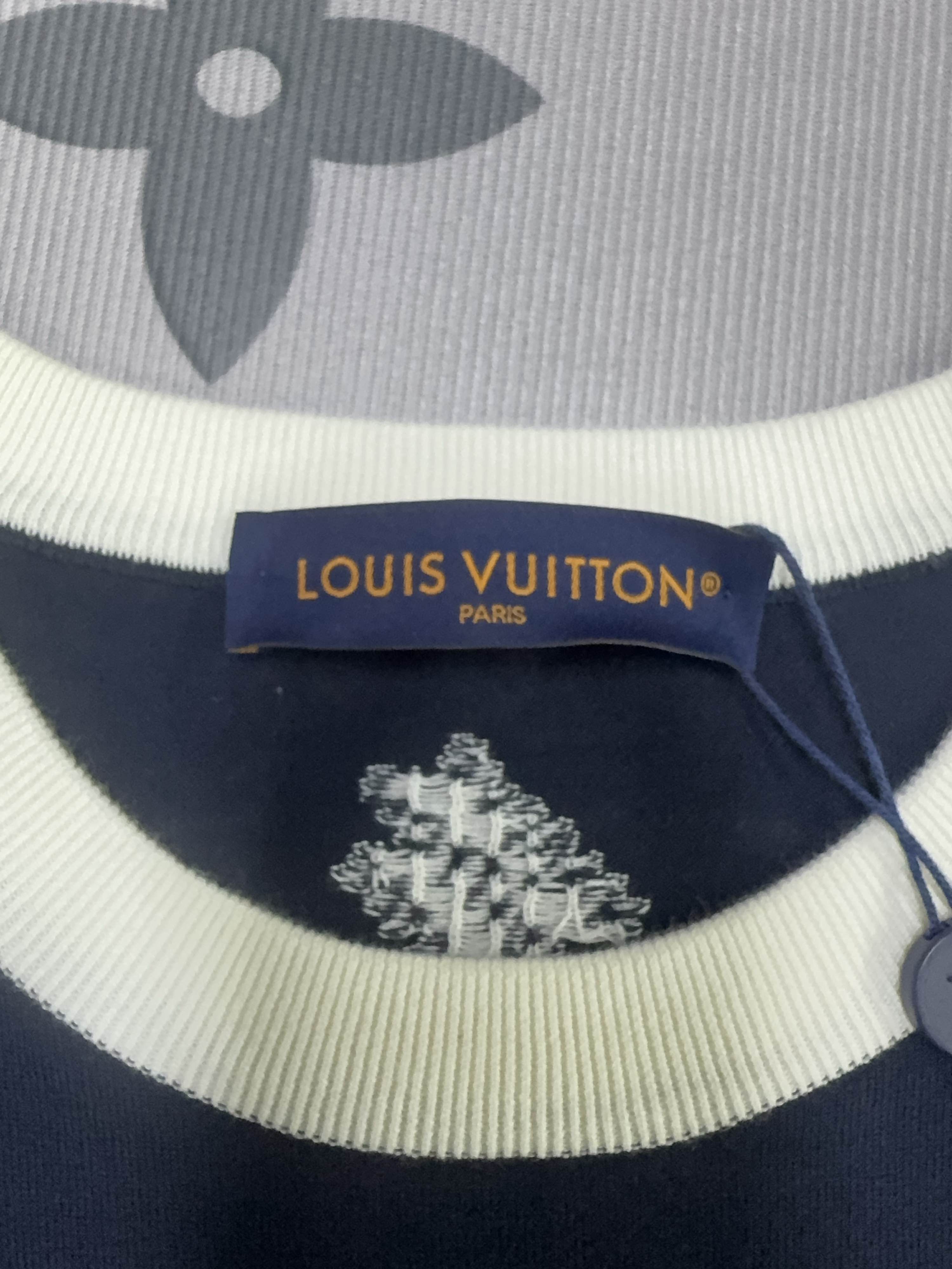 Louis Vuitton Louis Vuitton Floral Embroidered T-Shirt Size M Size US M / EU 48-50 / 2 - 3 Thumbnail