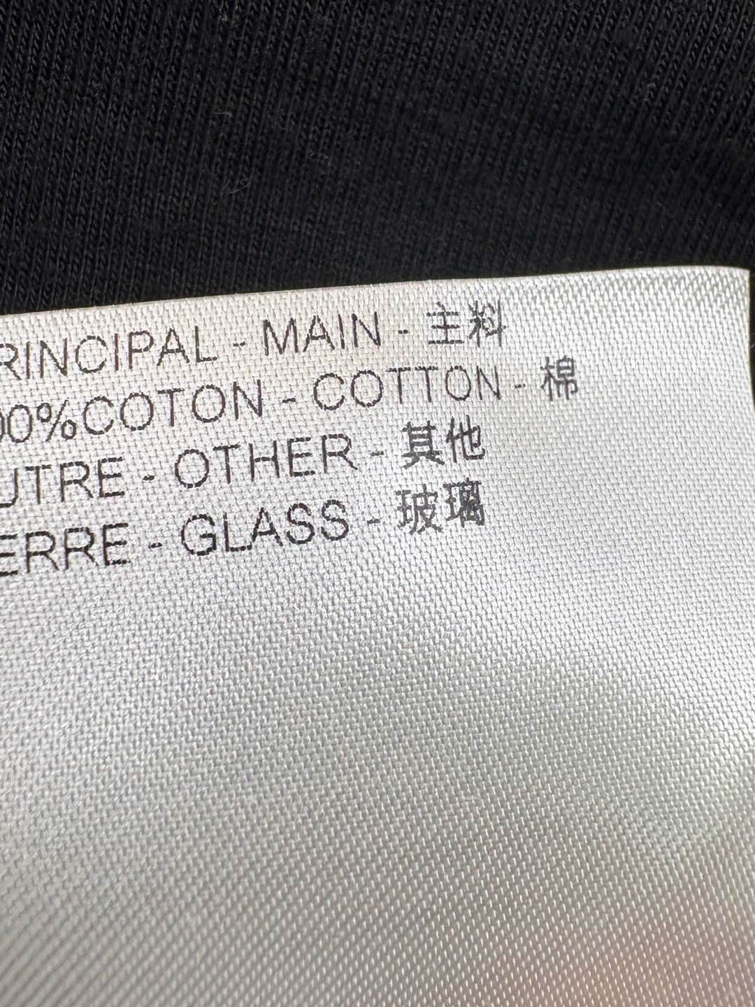 Louis Vuitton Louis Vuitton Beaded Logo T-Shirt Black Size L Size US L / EU 52-54 / 3 - 7 Thumbnail