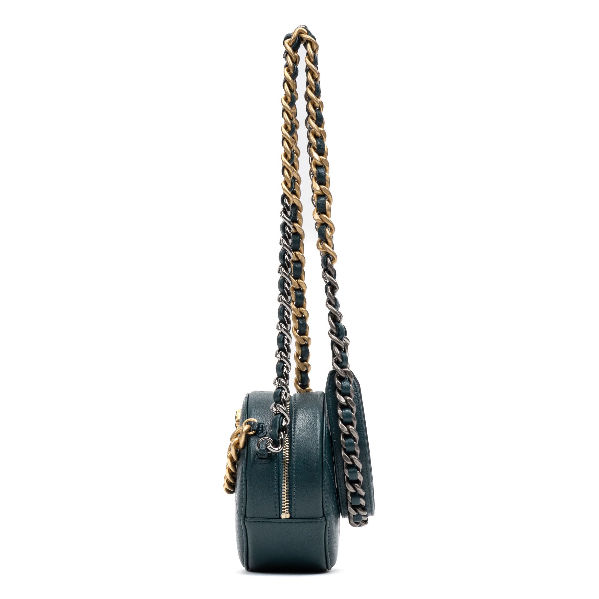Chanel 19 Round Chain Clutch Crossbody Mini Size ONE SIZE - 4 Thumbnail