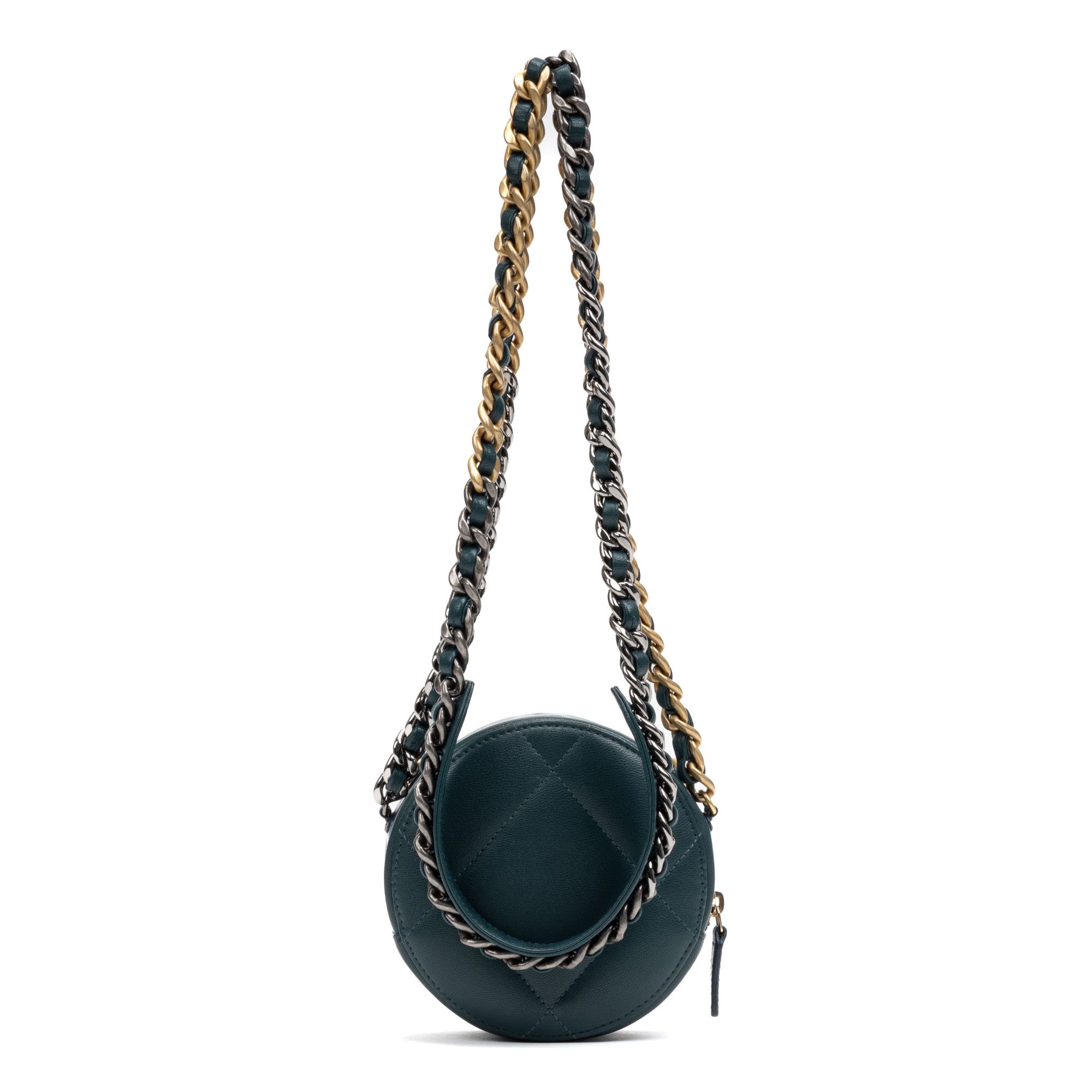 Chanel 19 Round Chain Clutch Crossbody Mini Size ONE SIZE - 5 Thumbnail