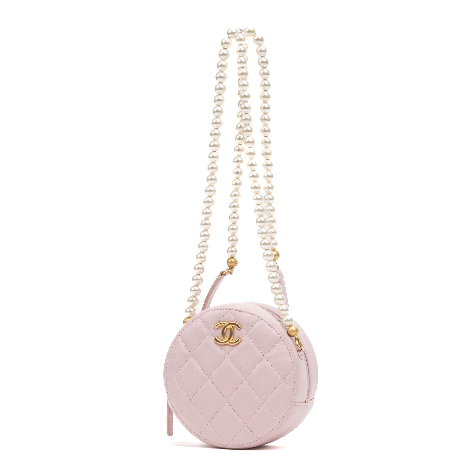 Chanel Ltd. About Pearls Round Chain Clutch Crossbody Mini Size ONE SIZE - 2 Thumbnail