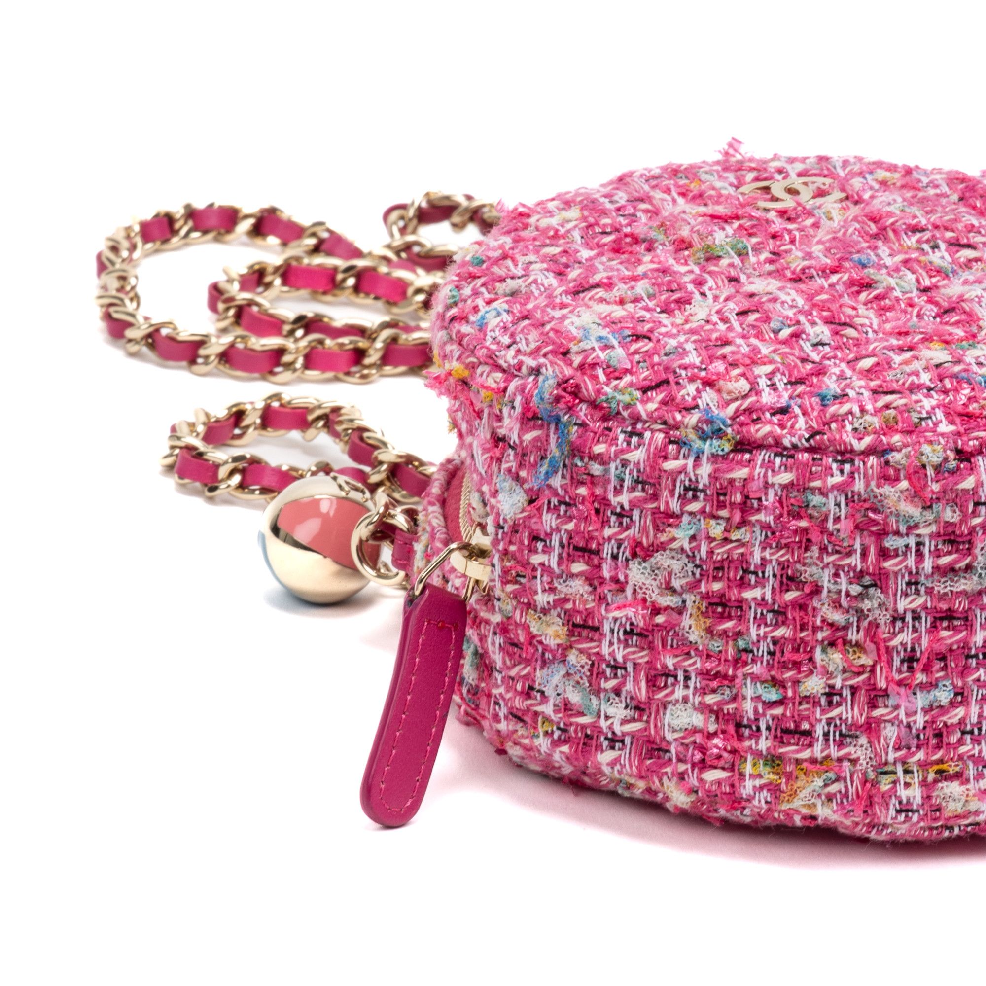 Chanel Round Chain Clutch Crossbody Mini Size ONE SIZE - 7 Thumbnail
