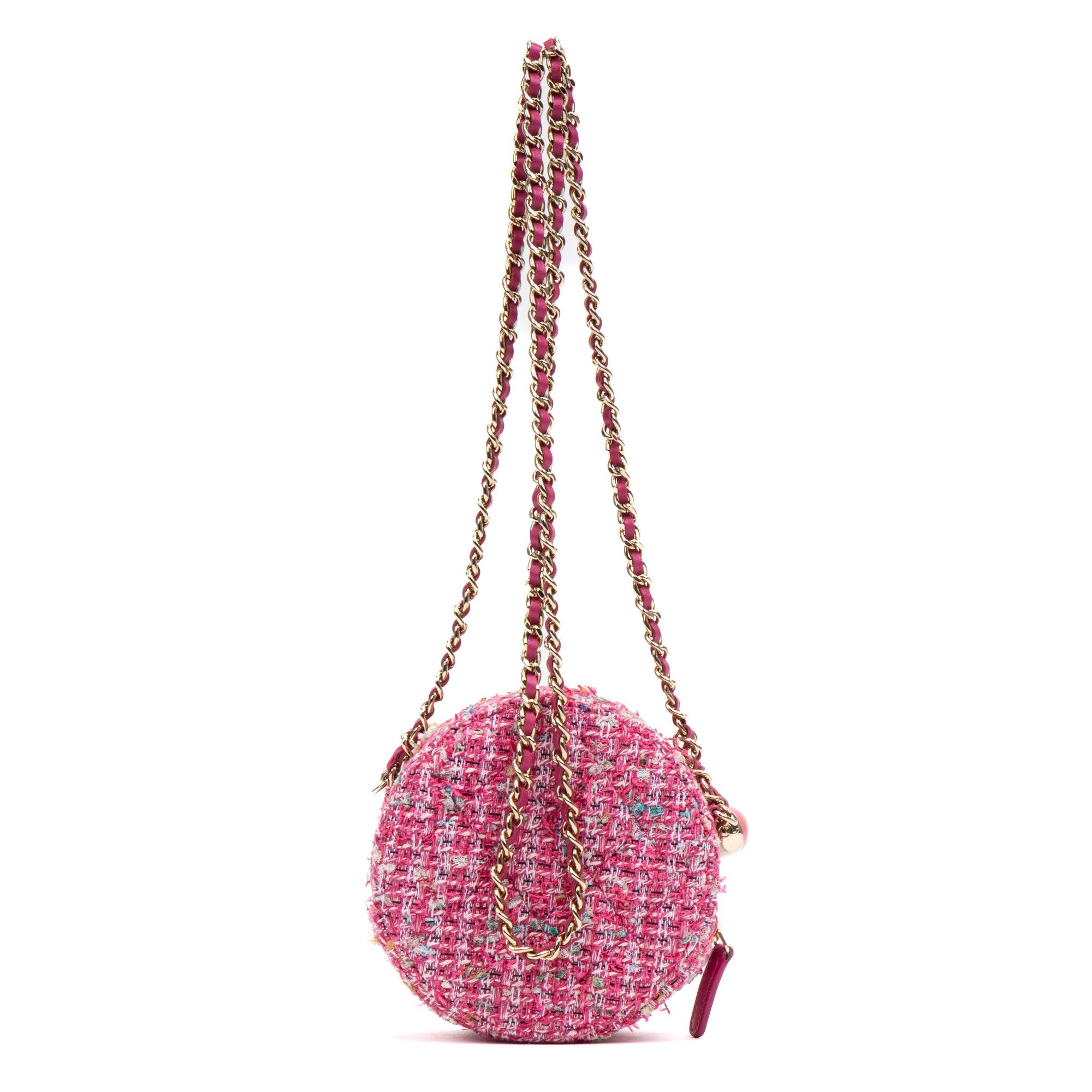 Chanel Round Chain Clutch Crossbody Mini Size ONE SIZE - 5 Thumbnail