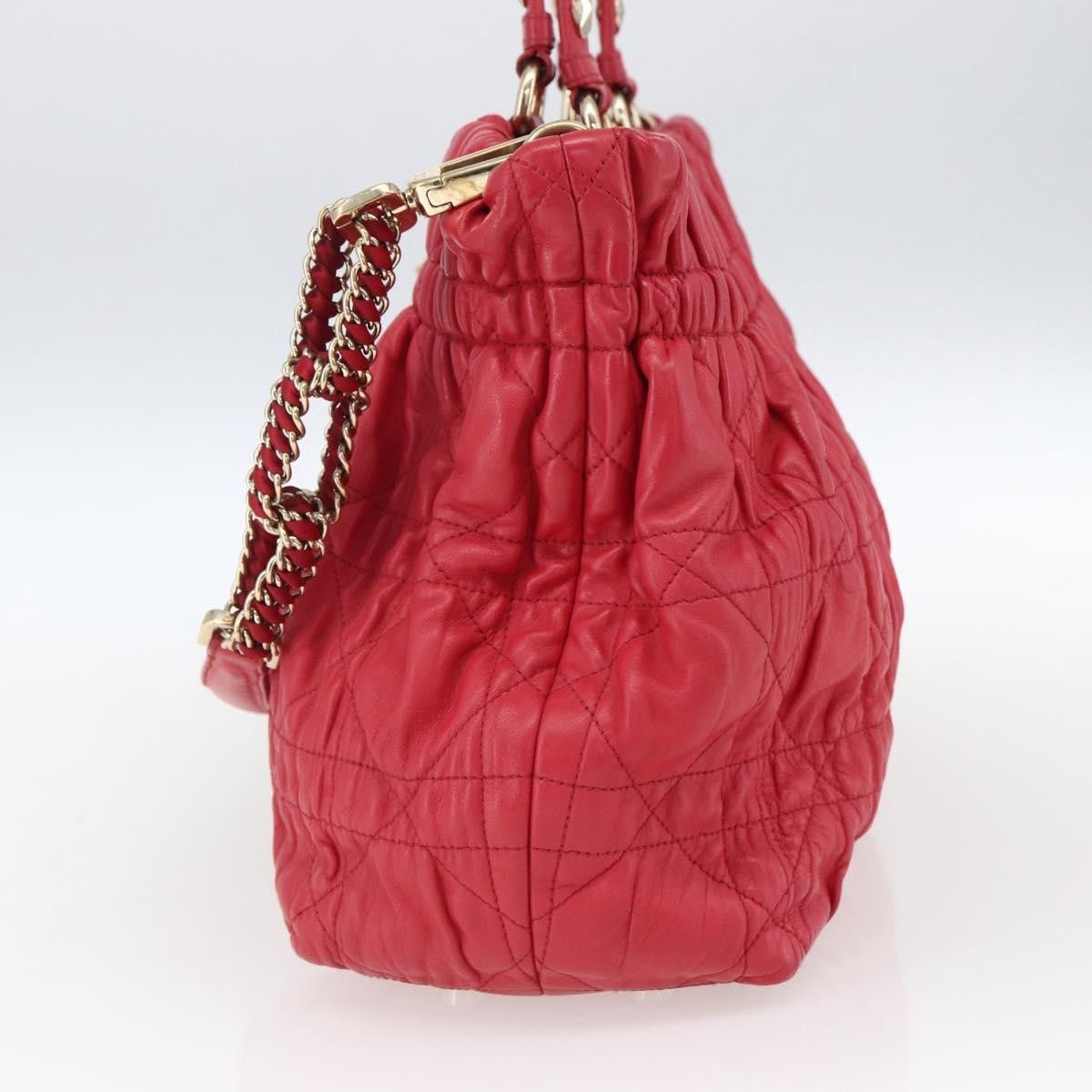Dior Christian Dior Delices Tote Cannage Quilt Leather Size ONE SIZE - 4 Thumbnail