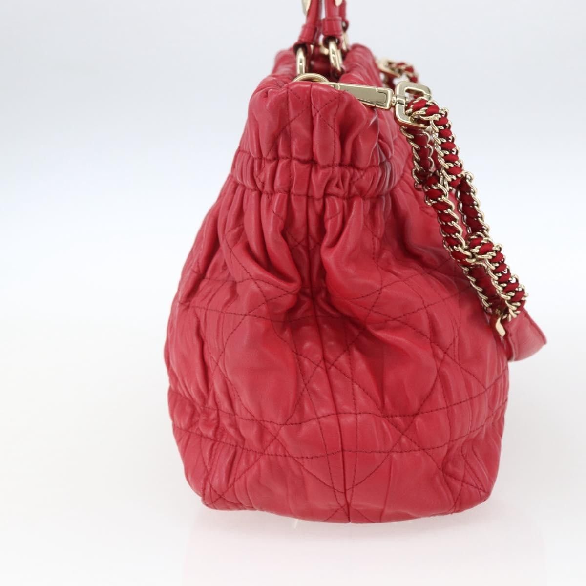 Dior Christian Dior Delices Tote Cannage Quilt Leather Size ONE SIZE - 3 Thumbnail