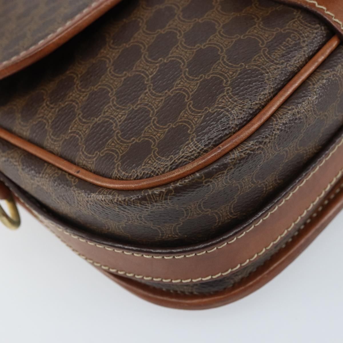 Celine Celine Vintage Macadam Canvas and Leather Size ONE SIZE - 9 Thumbnail