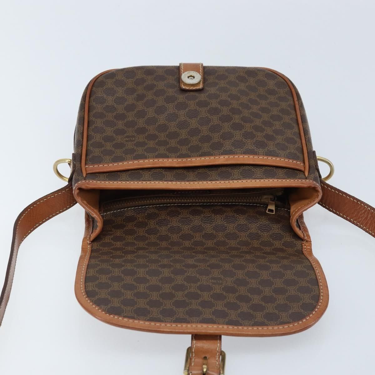 Celine Celine Vintage Macadam Canvas and Leather Size ONE SIZE - 19 Thumbnail