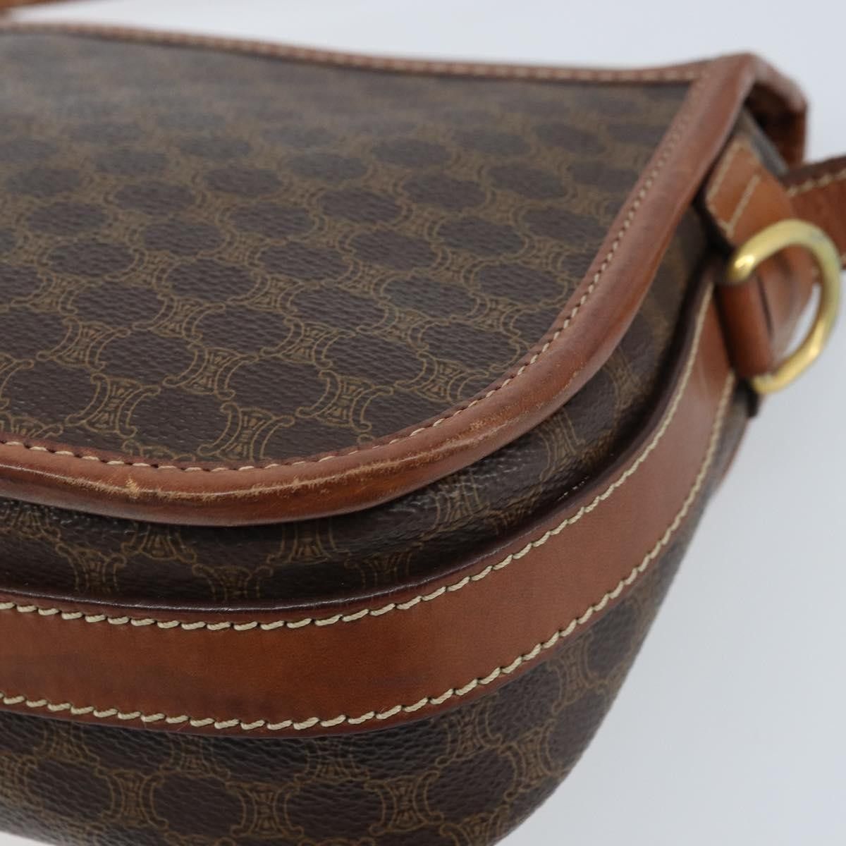 Celine Celine Vintage Macadam Canvas and Leather Size ONE SIZE - 10 Thumbnail