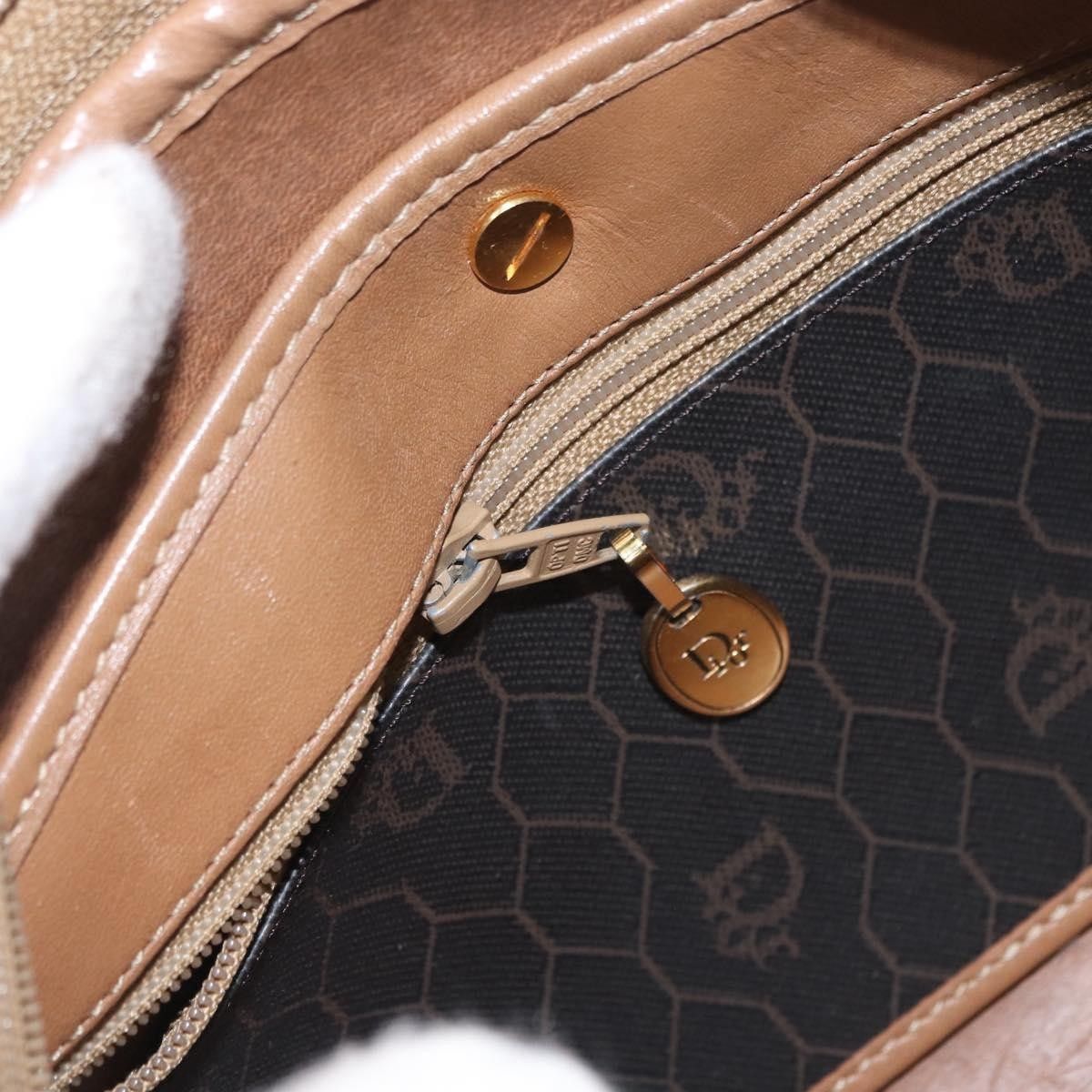 Dior Christian Dior Vintage Honeycomb Canvas and Leather Size ONE SIZE - 22 Thumbnail