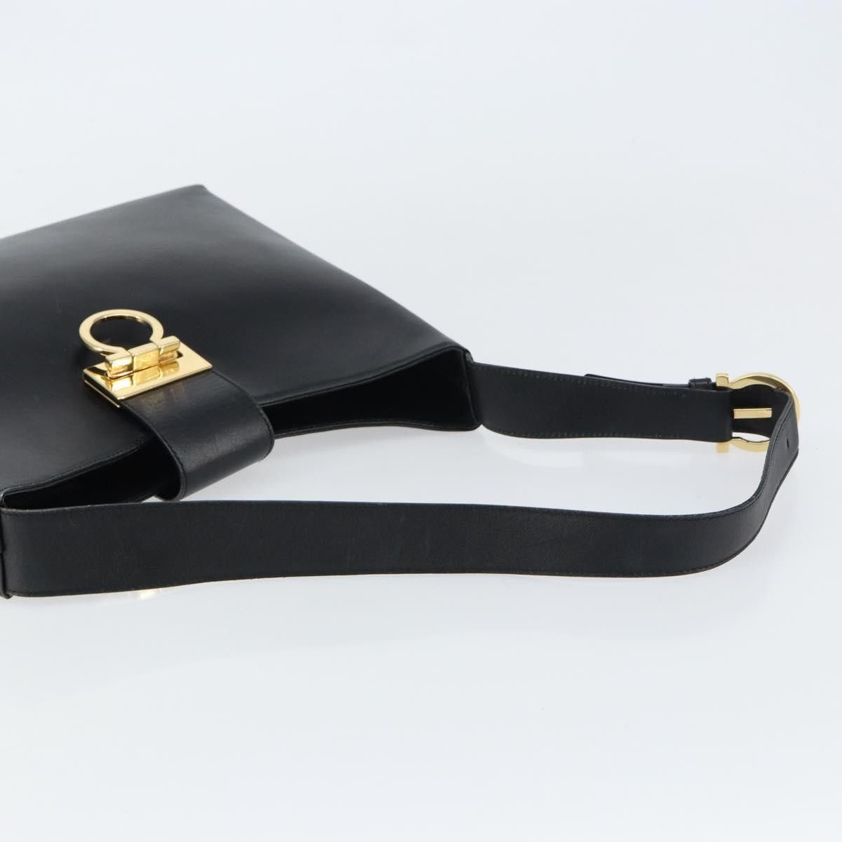 Salvatore Ferragamo Salvatore Ferragamo Gancio Flap Hobo Leather Size ONE SIZE - 7 Thumbnail