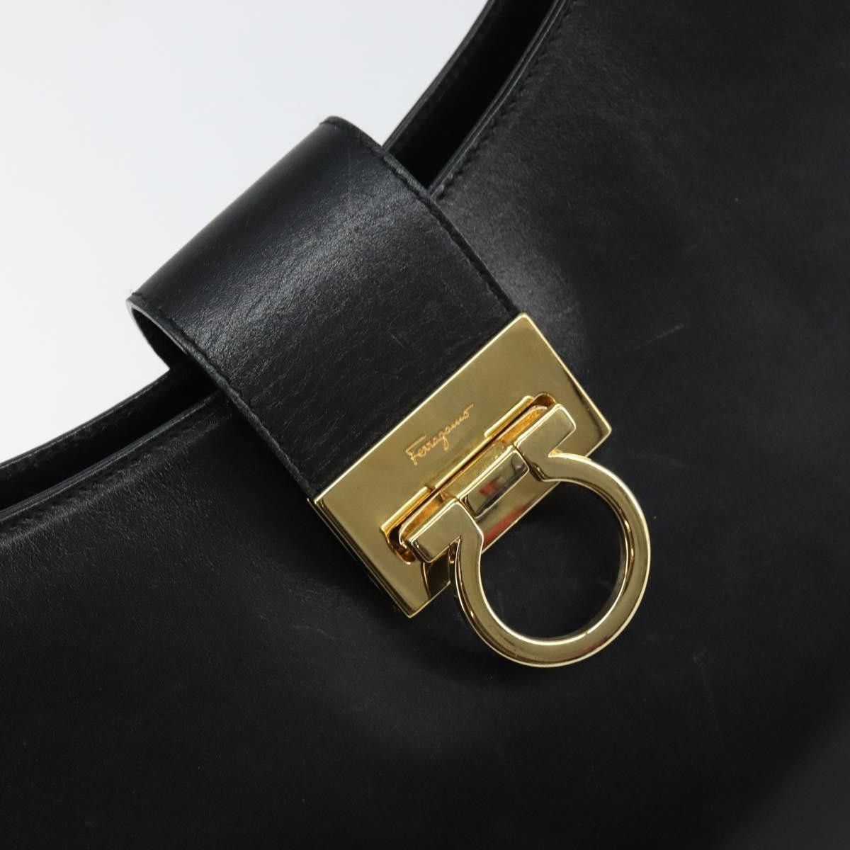 Salvatore Ferragamo Salvatore Ferragamo Gancio Flap Hobo Leather Size ONE SIZE - 12 Thumbnail