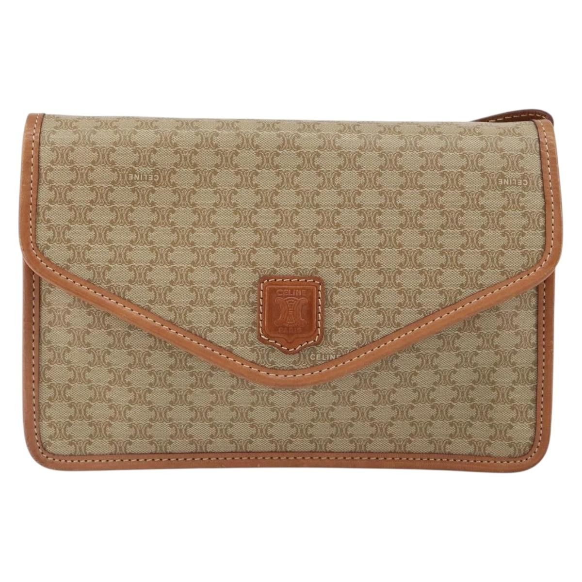 Celine Celine Vintage Macadam Shoulder Bag Canvas Size ONE SIZE - 19 Thumbnail