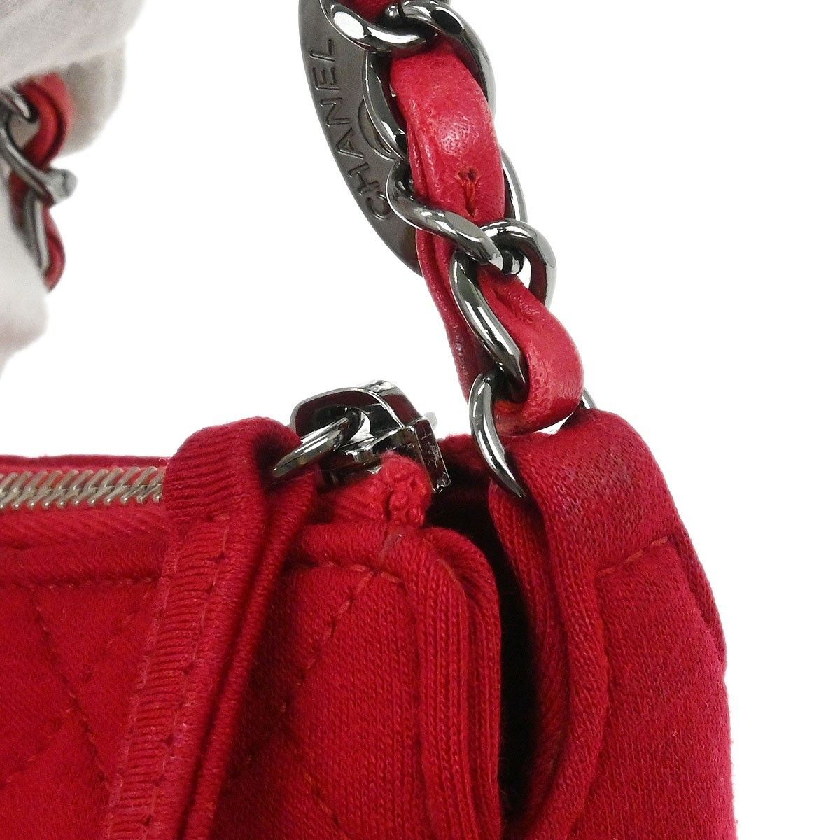 Chanel Chanel Vintage Chain Shoulder Bag Cotton Size ONE SIZE - 9 Thumbnail