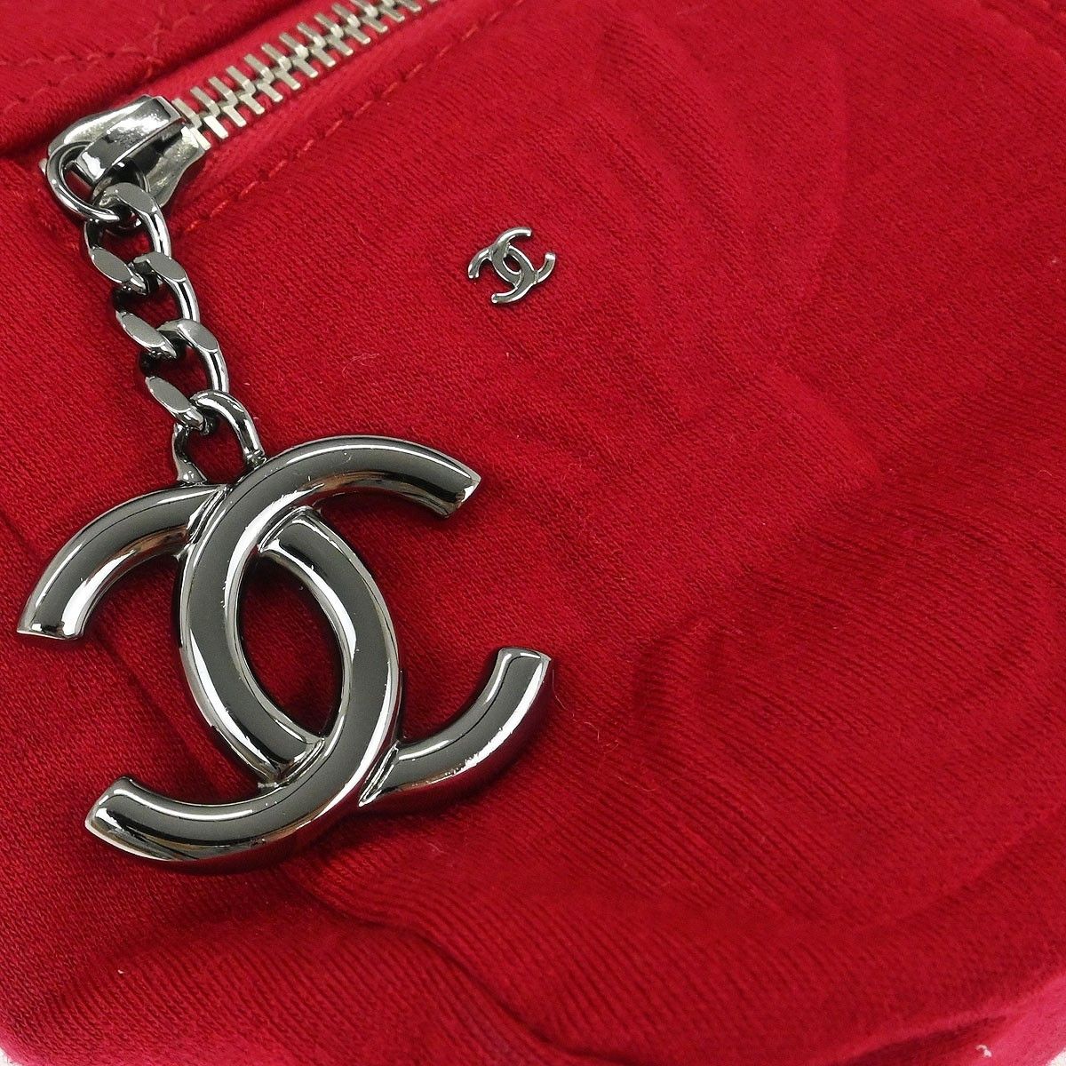 Chanel Chanel Vintage Chain Shoulder Bag Cotton Size ONE SIZE - 6 Thumbnail