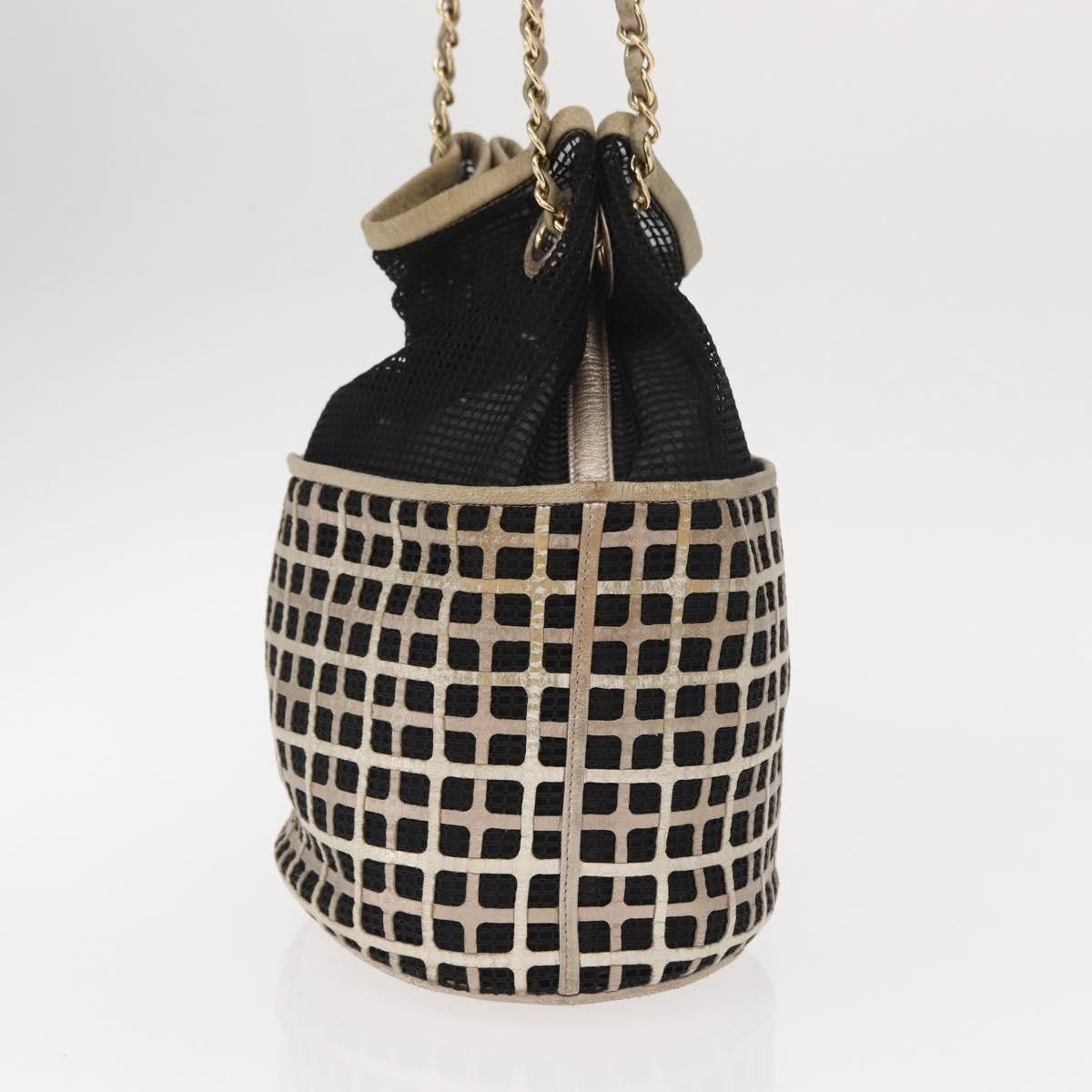 Chanel Chanel Chain Bucket Mesh and Leather Size ONE SIZE - 3 Thumbnail