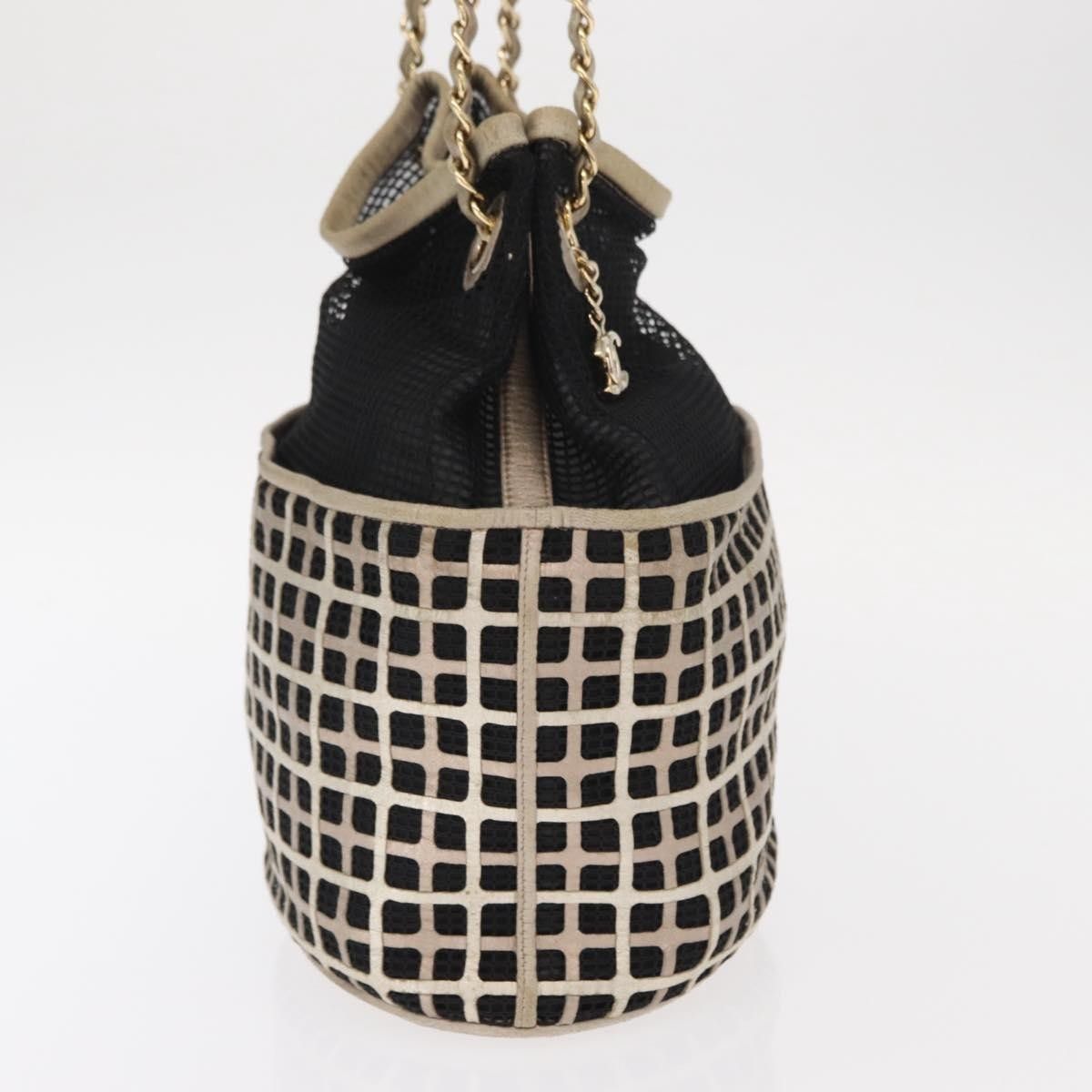 Chanel Chanel Chain Bucket Mesh and Leather Size ONE SIZE - 4 Thumbnail