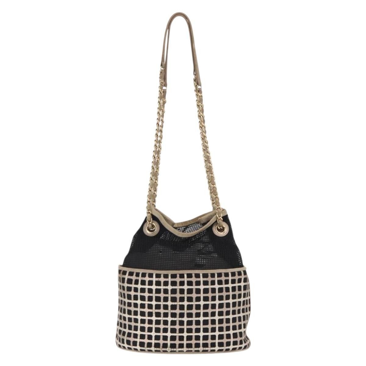 Chanel Chanel Chain Bucket Mesh and Leather Size ONE SIZE - 2 Thumbnail