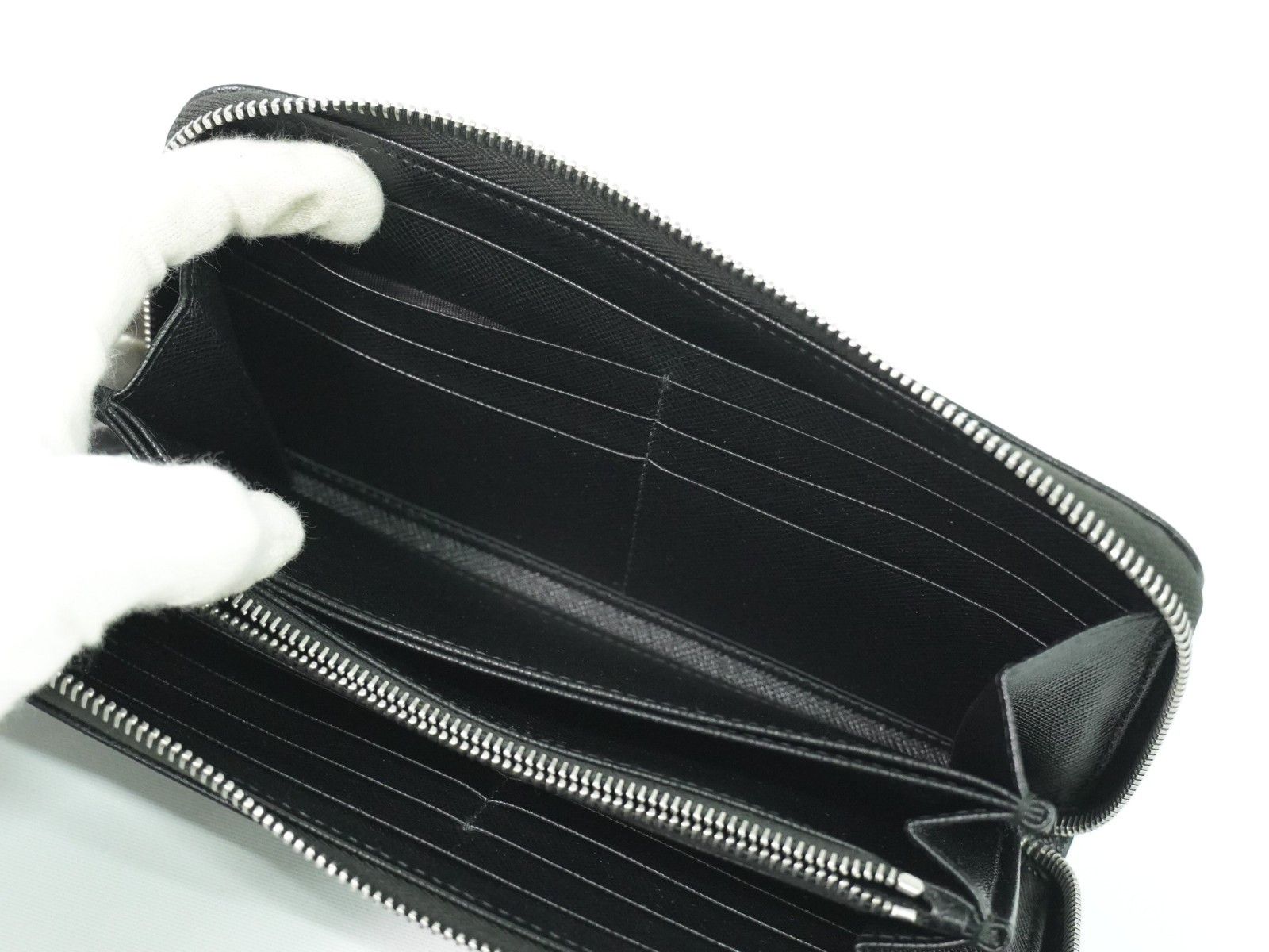 Prada Prada Saffiano Wallet Leather Size ONE SIZE - 15 Thumbnail