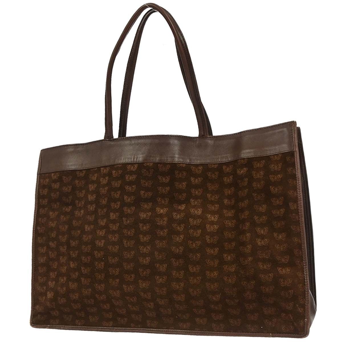 Bottega Veneta Bottega Veneta Butterfly Handle Tote Suede Size ONE SIZE - 2 Thumbnail