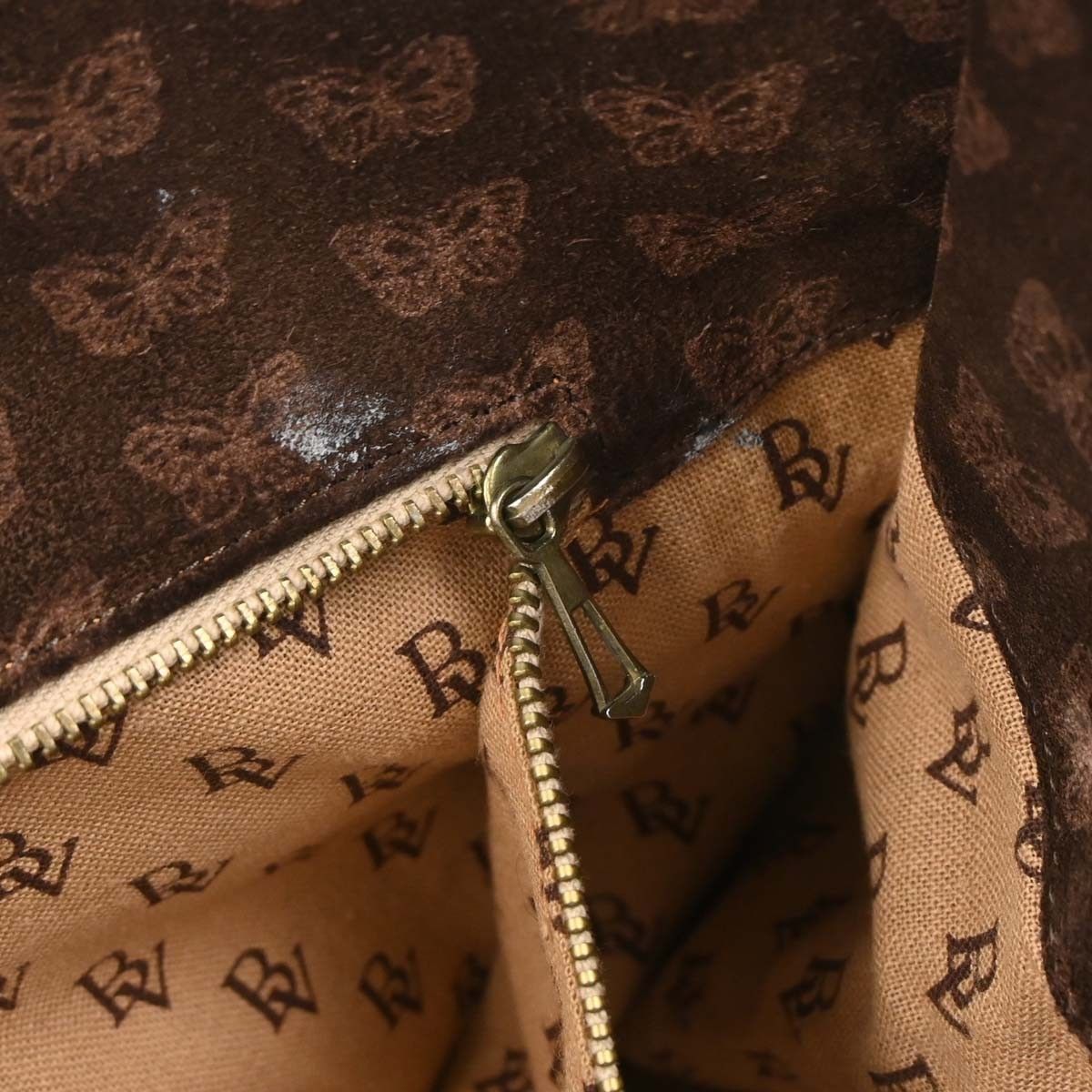 Bottega Veneta Bottega Veneta Butterfly Handle Tote Suede Size ONE SIZE - 9 Thumbnail