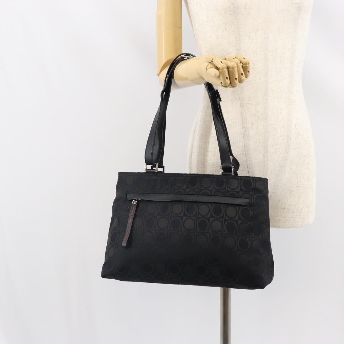 Salvatore Ferragamo Salvatore Ferragamo Gancini Tote Nylon Size ONE SIZE - 13 Thumbnail