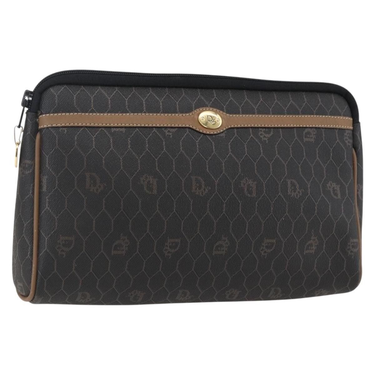 Dior Christian Dior Vintage Honeycomb Zip Canvas and Leather Size ONE SIZE - 15 Thumbnail