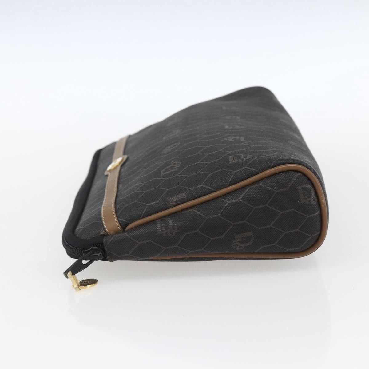 Dior Christian Dior Vintage Honeycomb Zip Canvas and Leather Size ONE SIZE - 3 Thumbnail