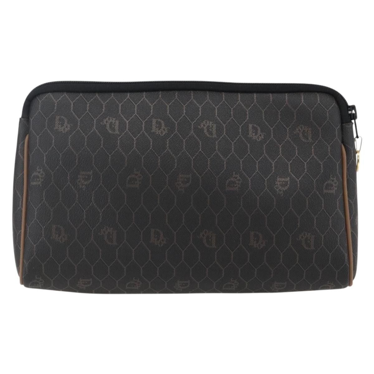 Dior Christian Dior Vintage Honeycomb Zip Canvas and Leather Size ONE SIZE - 2 Thumbnail