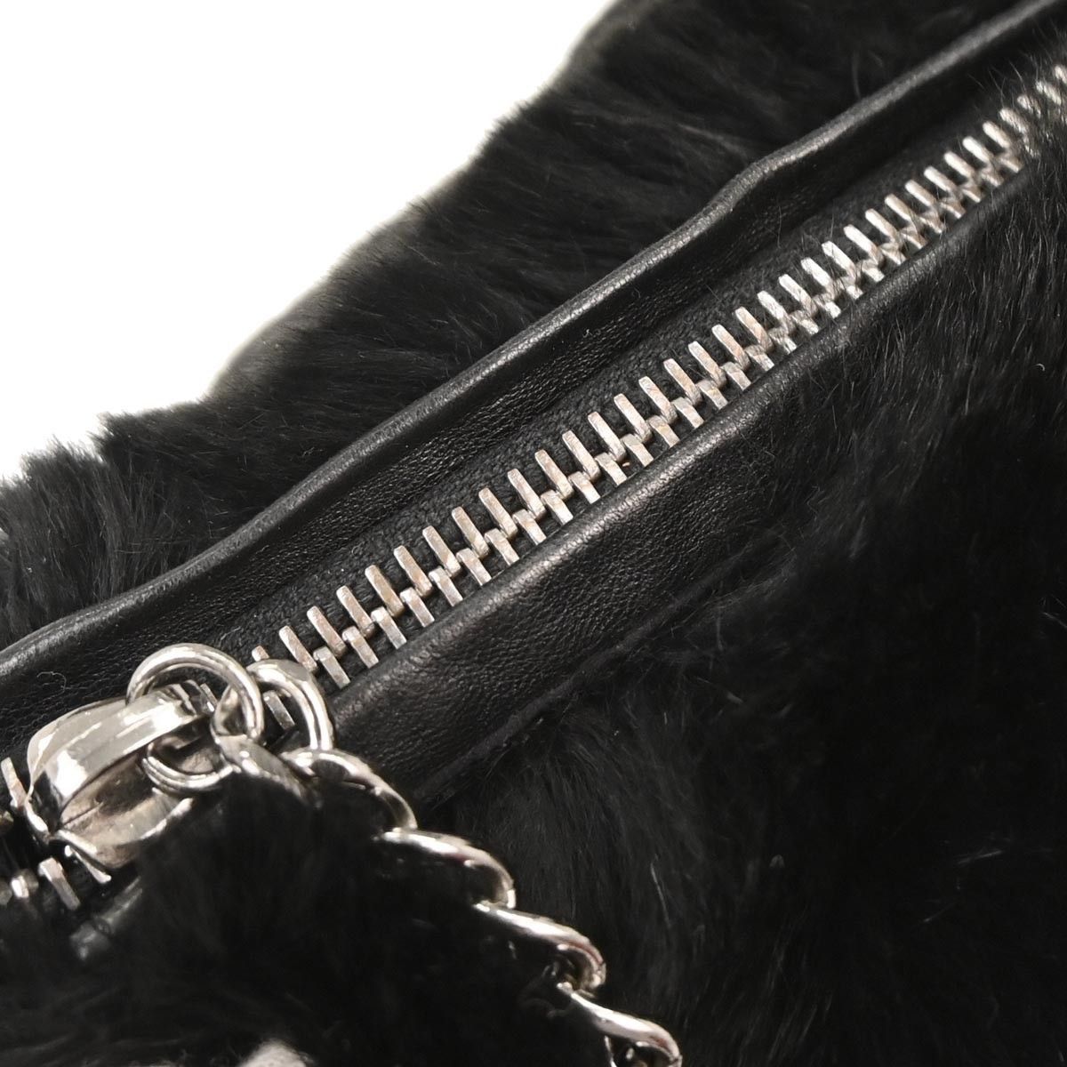 Chanel Chanel Chain Hobo Lapin Fur Size ONE SIZE - 7 Thumbnail