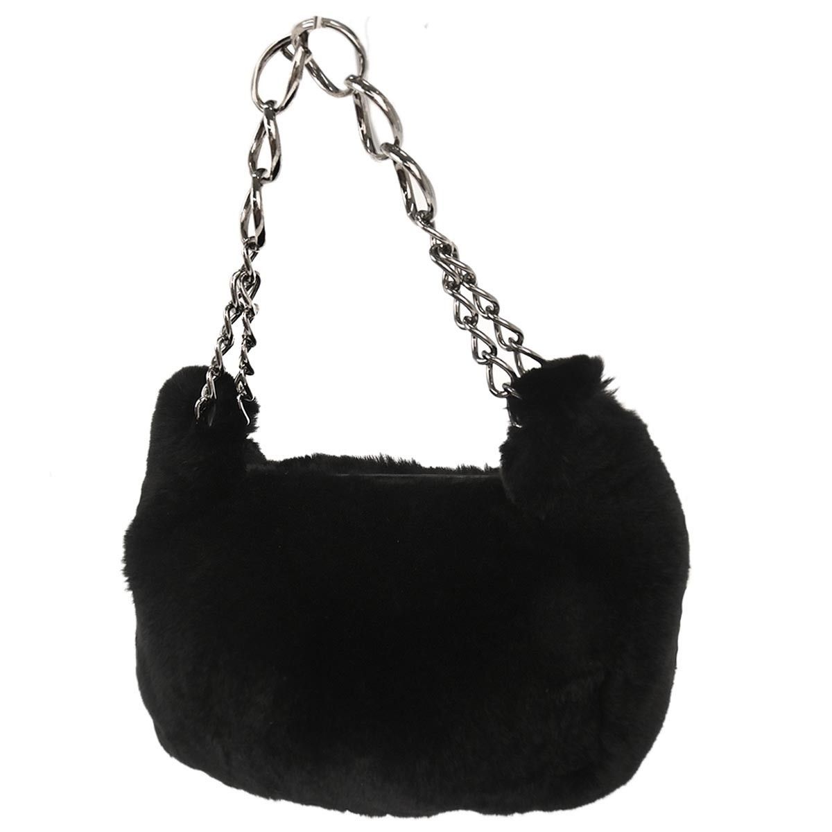 Chanel Chanel Chain Hobo Lapin Fur Size ONE SIZE - 2 Thumbnail