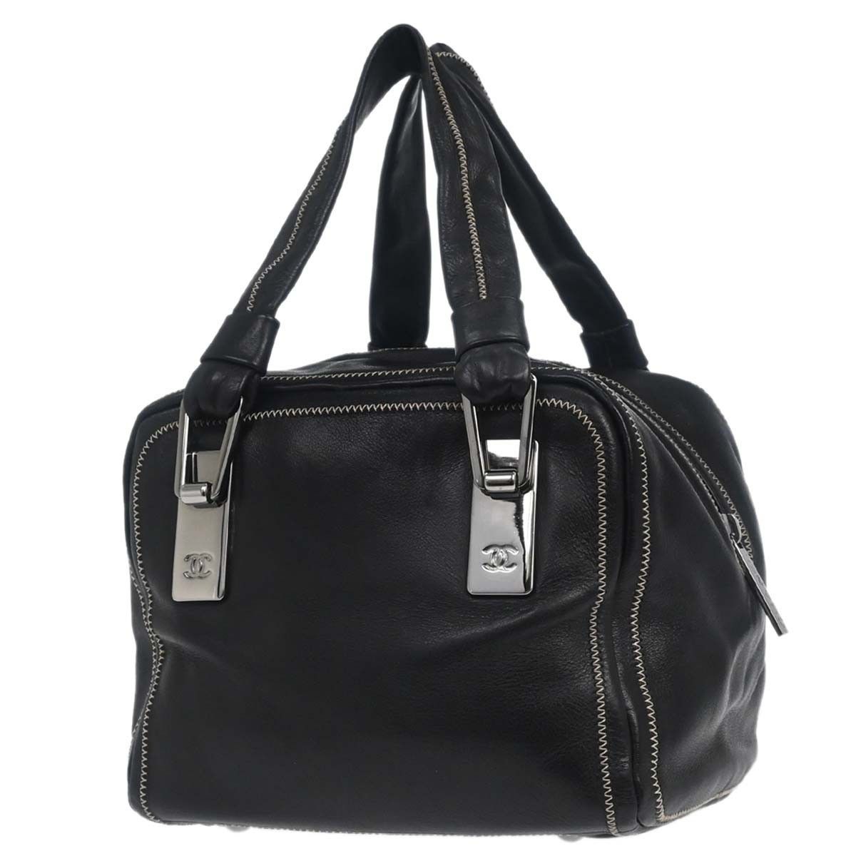 Chanel Chanel CC Bowler Leather Size ONE SIZE - 2 Thumbnail