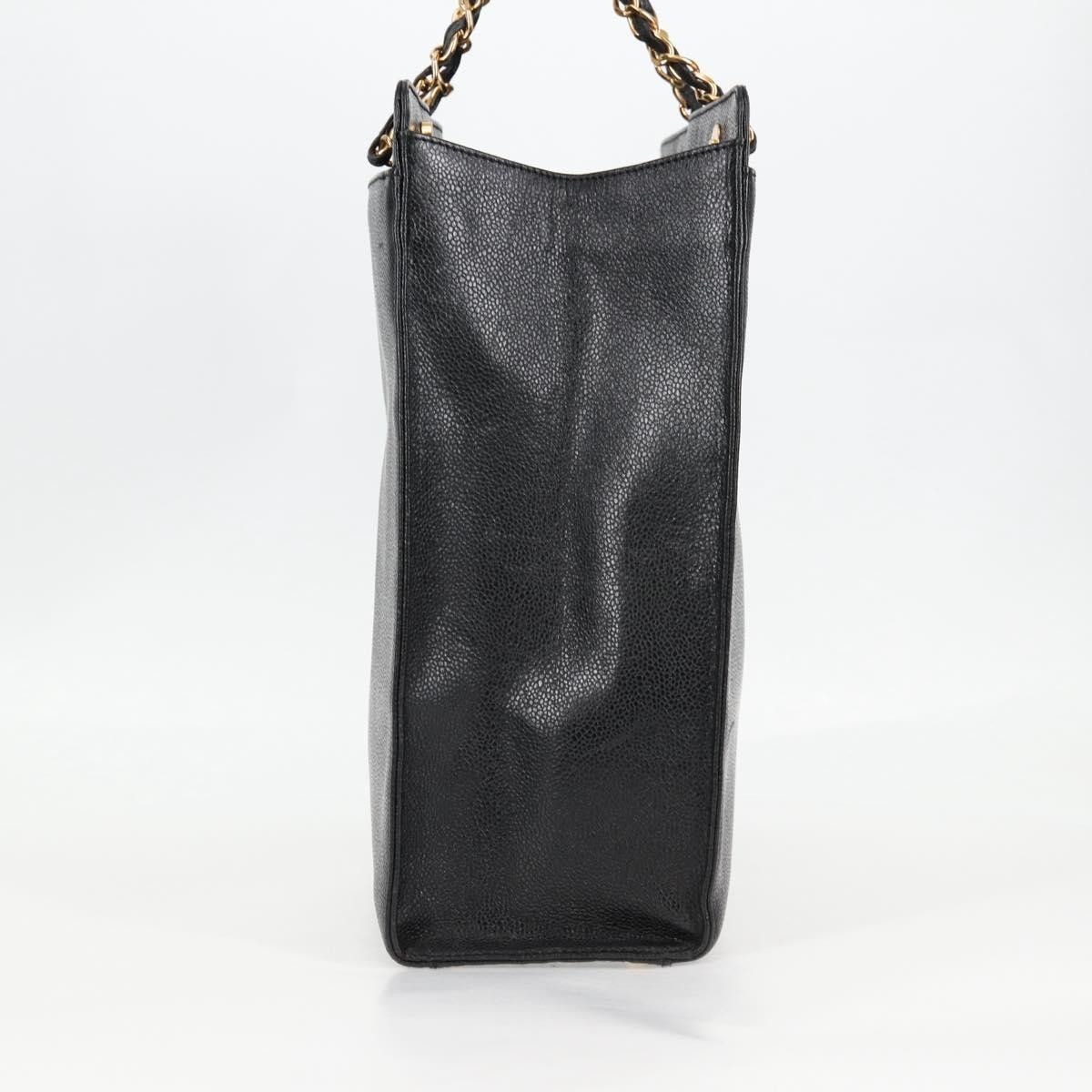 Chanel Chanel Vintage CC Lock Pocket Chain Tote Caviar Size ONE SIZE - 4 Thumbnail