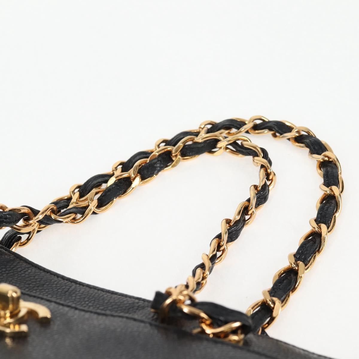 Chanel Chanel Vintage CC Lock Pocket Chain Tote Caviar Size ONE SIZE - 19 Thumbnail