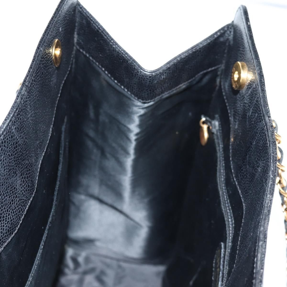 Chanel Chanel Vintage CC Lock Pocket Chain Tote Caviar Size ONE SIZE - 20 Thumbnail