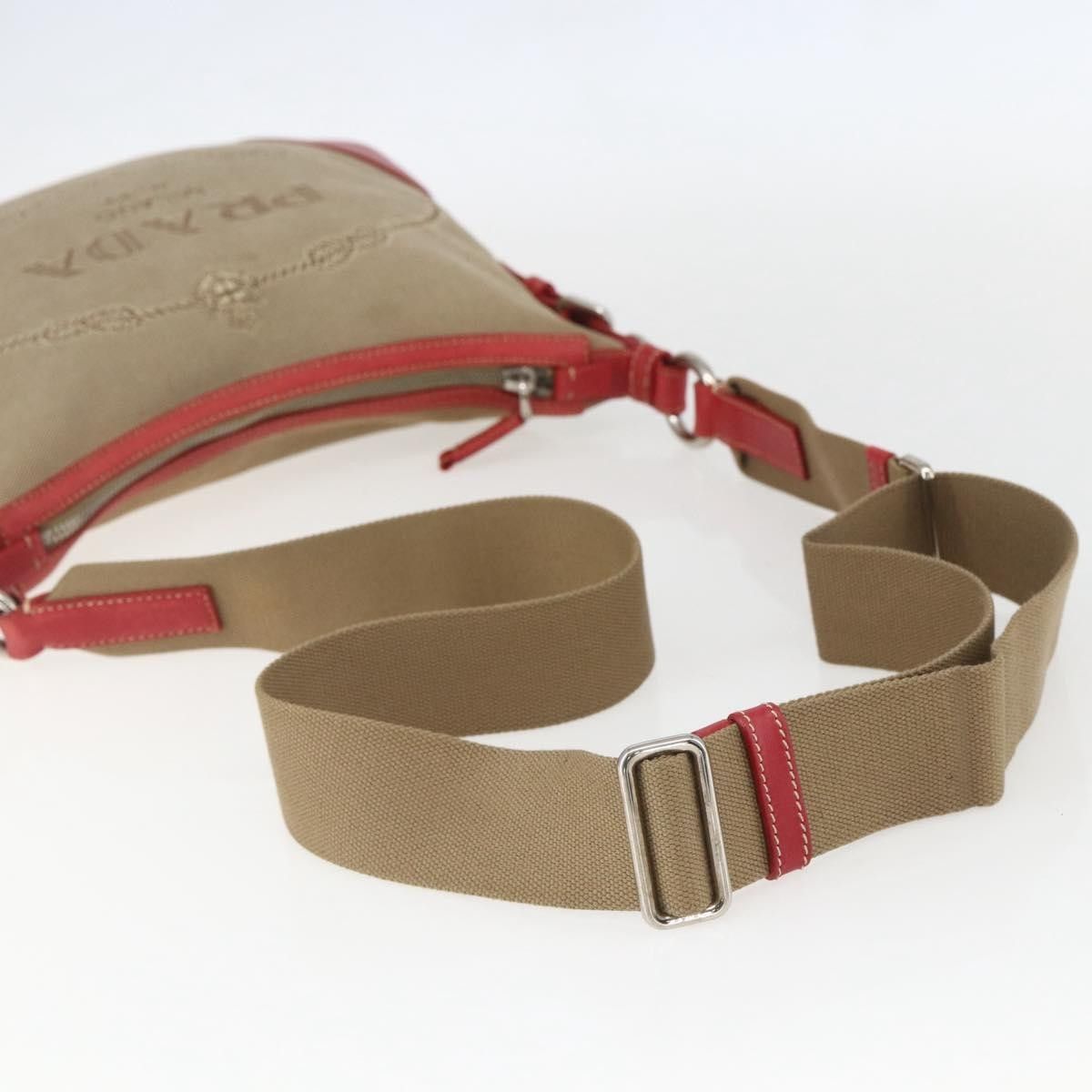 Prada Prada Logo Zip Crossbody Bag Canvas Size ONE SIZE - 8 Thumbnail