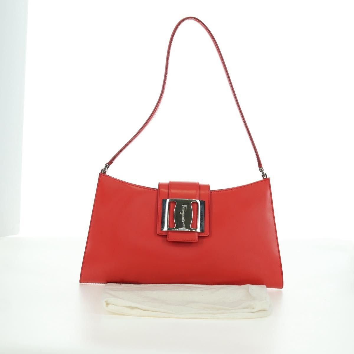 Salvatore Ferragamo Salvatore Ferragamo Vintage Shoulder Bag Leather Size ONE SIZE - 13 Thumbnail