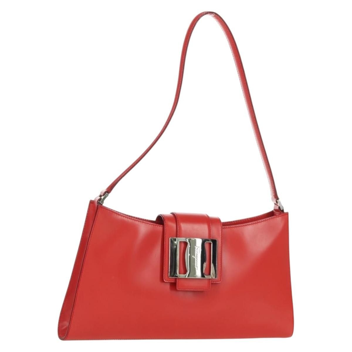 Salvatore Ferragamo Salvatore Ferragamo Vintage Shoulder Bag Leather Size ONE SIZE - 18 Thumbnail